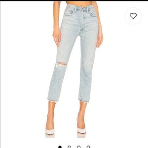 AGOLDE Riley high rise crop from 12th tribe